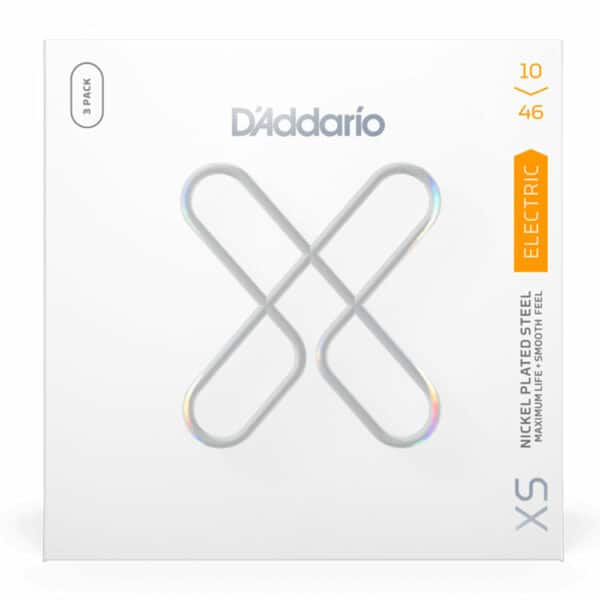 מיתרים לגיטרה חשמלית דדריו 10-46 - מארז 3 סטים - Daddario XSE1046-3P Electric Guitar Strings