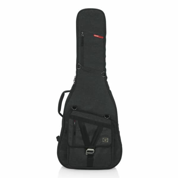 קייס מרופד מפואר לגיטרה קלאסית – Gator GT-RES00CLASS-BLK Transit Series Resonator, 00, and Classical Guitar Gig Bag, Charcoal Exterior