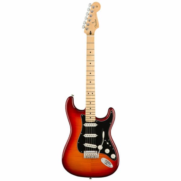 גיטרה חשמלית פנדר - Fender Player Stratocaster® Plus Top SSS - Aged Cherry Burst