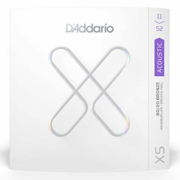 סט מיתרים לגיטרה אקוסטית דדריו 11-52 - Daddario XSABR1152 Acoustic Guitar Strings