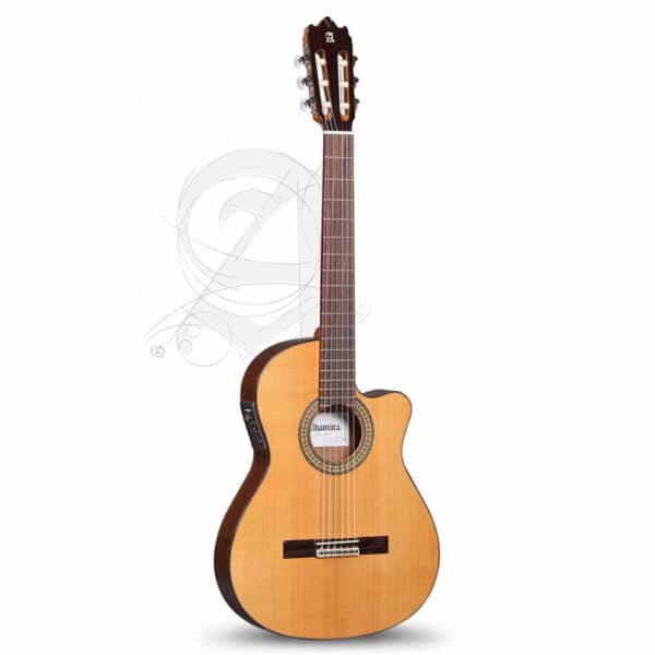 גיטרה קלאסית מוגברת + נרתיק מקורי אלהמברה - Alhambra 3 C CT E1