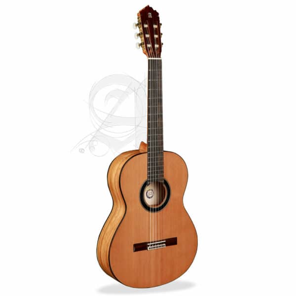 גיטרה קלאסית + נרתיק מקורי אלהמברה - Alhambra 6 Olivo