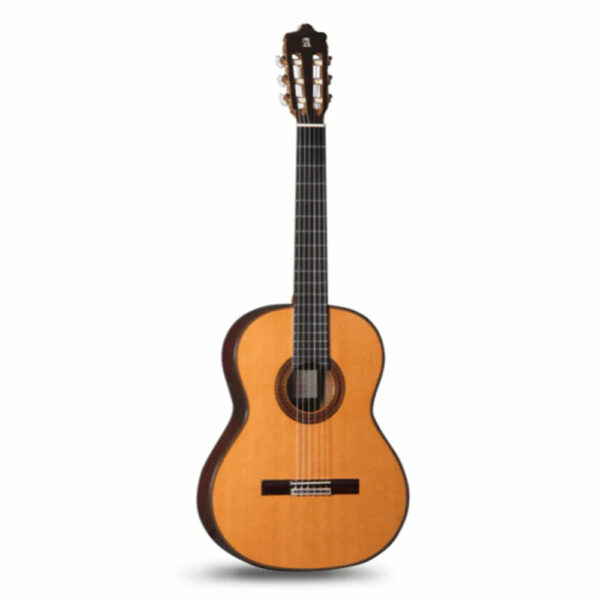גיטרה קלאסית + נרתיק מקורי אלהמברה - Alhambra 7 C Classic