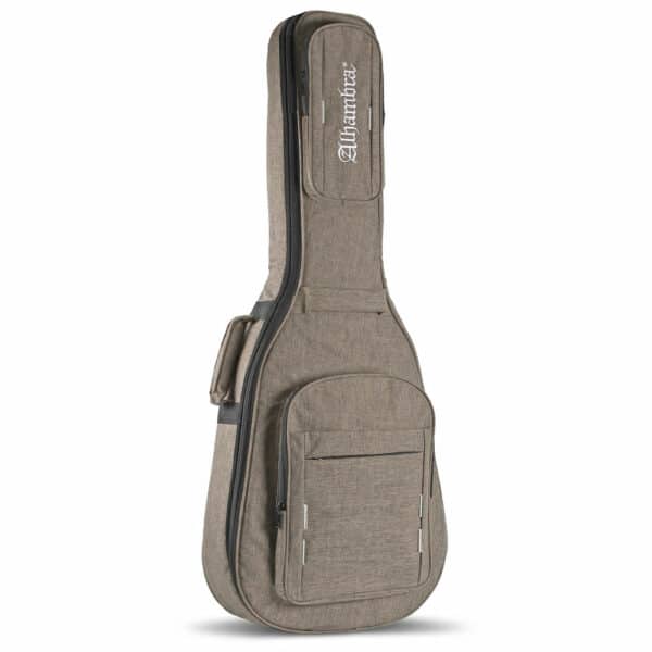קייס מרופד מפואר לגיטרה קלאסית – Alhambra 9738 25mm Light Brown Color Gig Bag For Classical Guitar