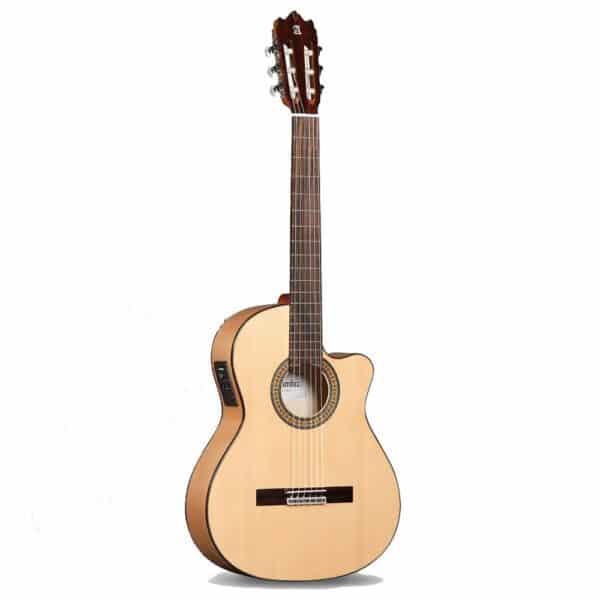 גיטרה קלאסית מוגברת + נרתיק מקורי אלהמברה - Alhambra 3 F CW E1 Flamenco