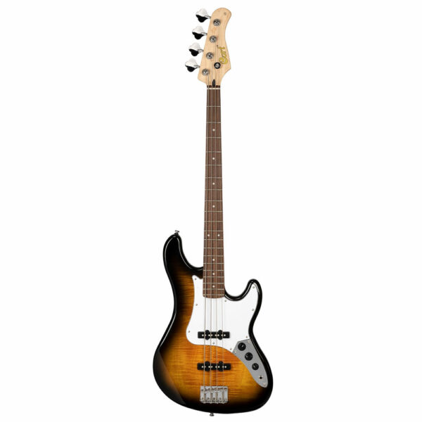 גיטרה בס קורט - CORT BG24PJJ Flamed Maple Top Bass Guitar
