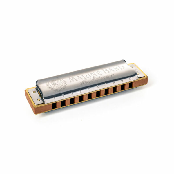 מפוחית הונר מרין בנד דו מינור - Hohner M1896416P Diatonic Harmonica Marine Band 1896 in C Natural Minor