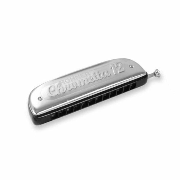 מפוחית הונר כרומטה 12 דו - Hohner M25501 Harmonica 12 Chrometta 255/48 in C