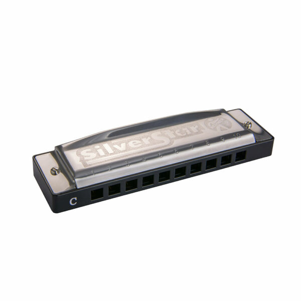 מפוחית הונר סילבר סטאר דו - Hohner M5042016 Diatonic Harmonica Silver Star in C