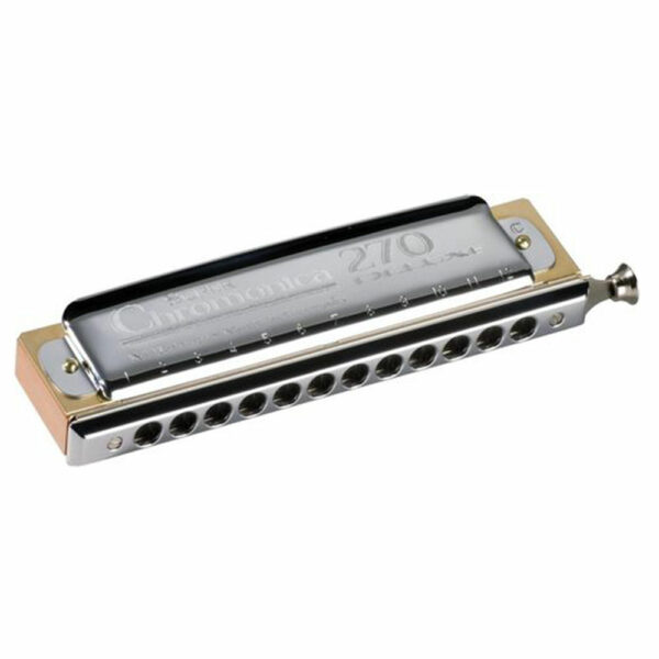 מפוחית הונר סופר כרומוניקה דה לוקס דו - Hohner M754001 Chromatic Harmonica Super Chromonica Deluxe 270/48 in C